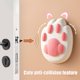 thumbnail image 2 of Tope de puerta autoadhesivo con diseño de pata de gato 3D, protector de pared para manija de puerta, protector de pared, almohadilla silenciadora anticolisión, adhesivo amortiguador, 2 of 8