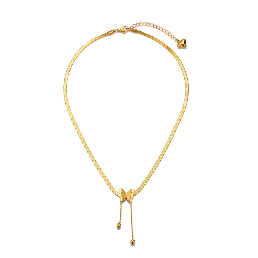 yilovego Butterfly Pendant Necklace 