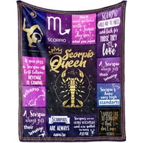 Scorpio Gifts for Women, Scorpio Gifts, Scorpio Gift, Scorpio Birthday Gifts for Women, Scorpio Birthday Gift, Scorpio Zodiac Gifts, Gifts for Scorpio Women Blankets 50" X 60