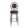 thumbnail image 2 of Hillsdale Furniture Big Ben Swivel Counter Stool in Pewter, 2 of 2