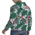 thumbnail image 6 of Sikiie Tropical Leaves Men's Hoodie, Essentials Hoodie, Sweatshirt, Pullover Hooded Sweatshirt for Men-4X-Large, 6 of 7