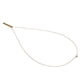 thumbnail image 4 of Collar de respiración consciente de acero inoxidable que reduce el estrés, collar portátil con silbato para ansiedad para mujeres y hombres, dorado, 4 of 15