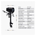 thumbnail image 2 of 4.0 Model Brushless Electric Boat Outboard Motor, With 48V 1000W Output Fishing Boat Engine ,Easy to Install, 2 of 3