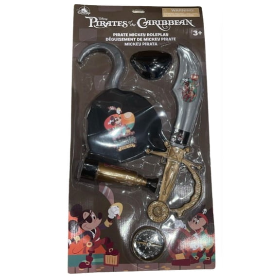Disney Parks Pirates of the Caribbean Mickey Mouse Roleplay Playset New with Box