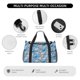 thumbnail image 4 of Easygdp Cute Chickens and Flowers Bolsa de Gimnasio, Bolsa de Viaje Duffel, Bolsa de Fin de Semana con Compartimentos, Bolsa de Mano para Noche, 4 of 7