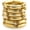 6 Gold chunky acrylic bracelets, variant on 6pcs Chunky Acrylic Bangle Bracelets for Women, Resin Bamboo Brown Stretchy Bracelet Stack, Fashion Jewelry for Women