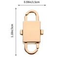 thumbnail image 3 of 2 piezas de hebilla de metal ajustable para ajustar la cadena de la bolsa, correa, hebilla, accesorios para bolsas, 3 of 6