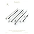 thumbnail image 4 of Schaub And Company 371 Regatta 8-3/4" Center To Center Luxury Modern Cabinet Bar Handle, 4 of 4