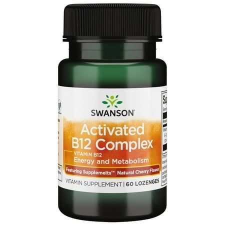 Swanson Supplemelts Activated B-12 2,000 Mcg 60 Lozenges