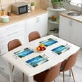 thumbnail image 3 of Erosebridal Hawaii Beach Placemats Set of 4, Coastal Ocean Table Mats for Dining Table Set of 4, Summer Holiday Decor, 3 of 4