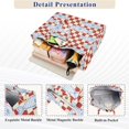 thumbnail image 3 of FORMRS Womens Corduroy Tote Bag Crossbody Shoulder Purse Handbag with Detachable Strap, Sardine Plaid Pattern, 3 of 7