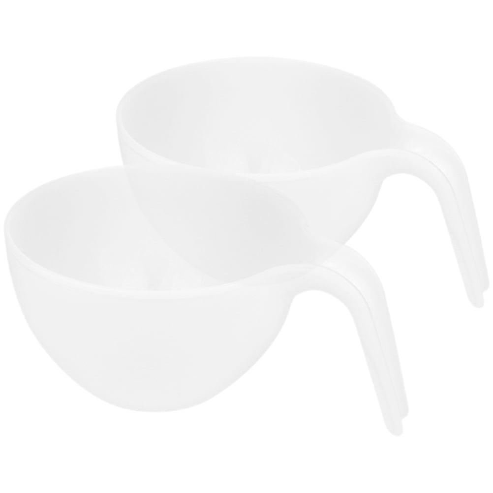 NUOLUX 2Pcs Color Mixing Bowls Cream Bowls Multifunction Food Bowls