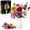 pink&wihte, variant on Flower Bouquet Building Set, 699 Psc Bouquet Compatible with Lego, Artificial Flowers Arrangement Building Toys,Office Home Decoration, Valentine Day, Birthday for Women(No Vase)-699Pcs