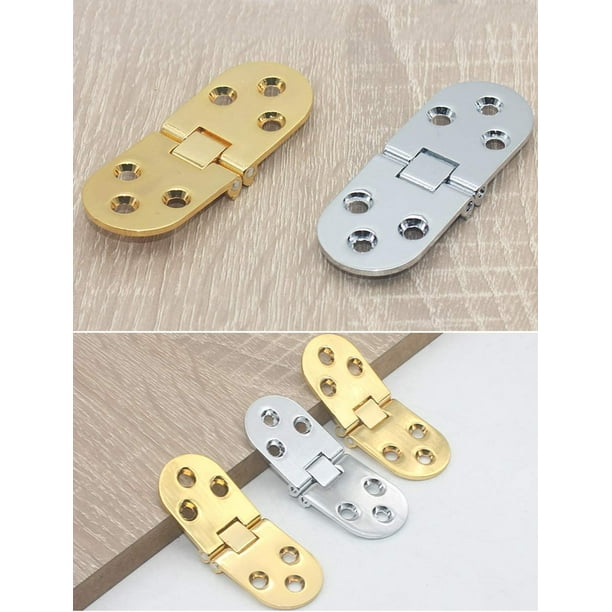4pcs Furniture Fittings Folding Hinges Self Supporting Folding Table  Cabinet Door Hinge Flush Mounted Hinges For Kitchen Furniture