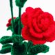 thumbnail image 2 of Flor de ganchillo de punto de rosas tejidas para centro de mesa de decoración del hogar, 2 of 5