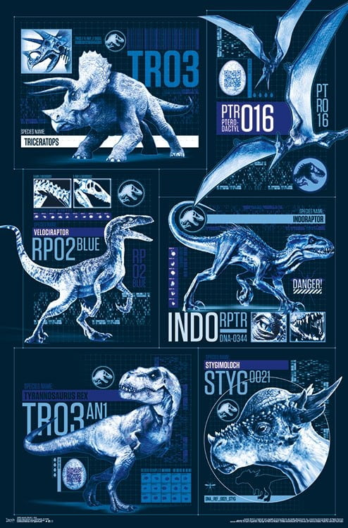 Jurassic World Fallen Kingdom Movie Poster Print Blue Dinosaur Walmart Com Jurassic World Fallen Kingdom Movie Poster Print Blue Dinosaur Walmart Com