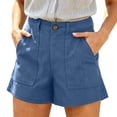 thumbnail image 2 of Sokhug Casual Shorts for Women High Waist Loose Fit Deep Utility Pockets Summer Daily Wear Outdoor Short, 2 of 8