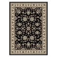 thumbnail image 2 of Radici Usa Alba Area Rug 1426 Black Bordered Floral 3' 3" x 4' 11" Rectangle, 2 of 2