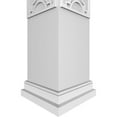 thumbnail image 5 of Ekena Millwork 12"W x 9'H Craftsman Classic Square Non-Tapered Gypsum Fretwork Column w/ Prairie Capital & Prairie Base, 5 of 8