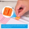 thumbnail image 5 of Unique Bargains Paper Cutter Replacement Blade, 5 Pcs A4 Size Portable Hidden Paper Trimmer Slicer Blade Refill Parts, Orange, 5 of 5