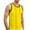 Yellow, variant on Men'S Tank Tops Solid Color Sleeveless Casual Side Wide Fork Fitness Sports Gar Loose Vest Tee Shirts Activewear,Green,L
