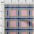 thumbnail image 1 of oneOone Organic Cotton Poplin Twill Fabric Madras Check Fabric Prints By Yard 42 Inch Wide, 1 of 4