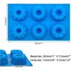 thumbnail image 2 of 3 Pcs Mini Ring Cake Tin, Silicone Baking Cake Mould, Fluted Round Cake Pan, Silicone Cake Moulds for Baking, Fluted Tube Cake Pan for Baking Tray, 2 of 5