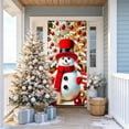 thumbnail image 5 of 2026 Christmas Home Party Decoration 1PCS Christmas Door Cover Door Curtain Christmas Day Door And Wall Decoration Desktop Decoration Festival Party Decoration 35x71inches, 5 of 6