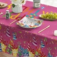 thumbnail image 4 of Birthday Tablecloth 60x120 Inch Rectangular, Happy Birthday Ballon White Washable Seasonal Table Cover for Party Picnic Dinner Decor, 4 of 6