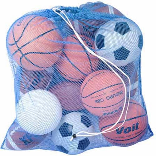 Orange BSN Sports Heavy-Duty Mesh Equipment Bag
