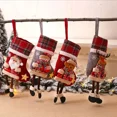 thumbnail image 4 of Calcetín navideño para regalos con diseño de venado - Talla mediana (23x16 cm) - Decoración perfecta para árbol de Navidad, 4 of 7