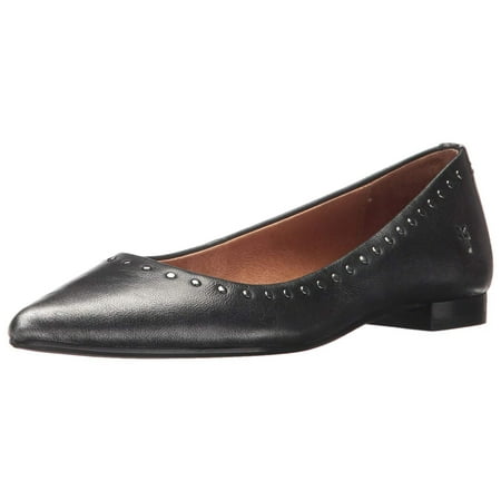 Frye Women's Sienna Micro Stud Ballet Flat, Pewter, Size 5.5
