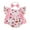 Pink, variant on Miaouyo Infant Baby Girls Halloween Romper 0 3 6 12 18 Months Pumpkin Print Fly Sleeves Square Neck Jumpsuits and Cute Headband
