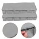 thumbnail image 3 of Bolsa de almacenamiento gris no tejida de 2 piezas para debajo de la cama, contenedor de ropa, soporte para artículos diversos, organizador plegable con ventana transparente., 3 of 6