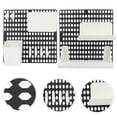 thumbnail image 1 of OULII Étagère de Rangement en Panneau Perforé Plastique Noir pour Combinaisons DIY 1Pcs, 1 of 8