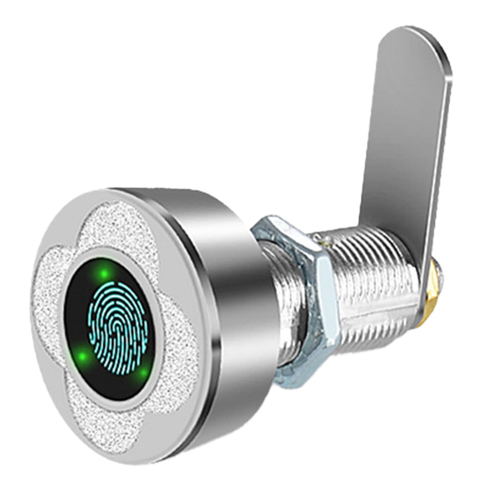 Whatever You Like-Smart Fingerprint Drawer Lock, Rechargeable Cabinet Lock with 360° Biometric Access, 20 Fingerprint Capacity, Aluminum Alloy, USB Charging, 180-Day Battery Life"}