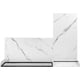 thumbnail image 3 of Escritorio Mueble L Esquinero Tipo Marmol Blanco Moderno Houzer, 3 of 7