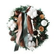 thumbnail image 2 of ASXITE Christmas Decorations Indoor,Christmas Wreaths Decorations,Christmas Wreath With Gold Decorations Pinaster Cones Ideal For Home Hotel Holiday Decorations, 2 of 3