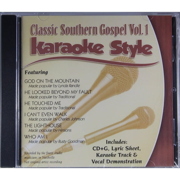 Classic Southern Gospel Volume 1 Daywind Christian Karaoke Style NEW CD G 6 Songs