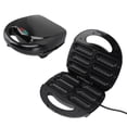 thumbnail image 2 of HTM1 Waffle Corn Dog Maker Double Sides Heating Hot Dog Presser Nonstick EU Plug 220V 750W, 2 of 8