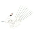 thumbnail image 4 of Meteor Shower Light LED Waterproof DoubleSided Patch 30cm 24LED Yard Strip Light US Plug 110220V(Blue Light 8pcs Light Tube), 4 of 5