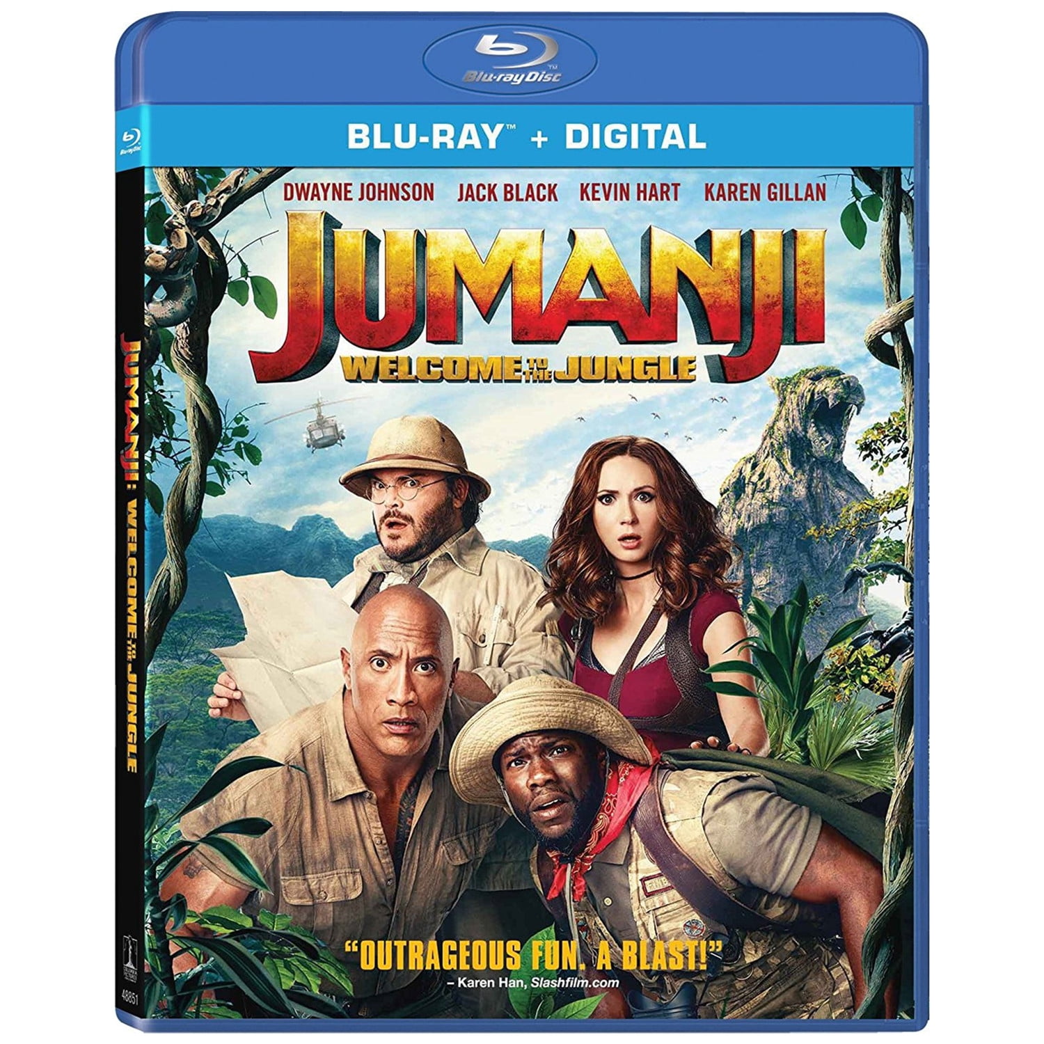 Film Welcome To The Jungle Jumanji: Welcome to the Jungle Comedy Movie by Sony Pictures (Blu-ray