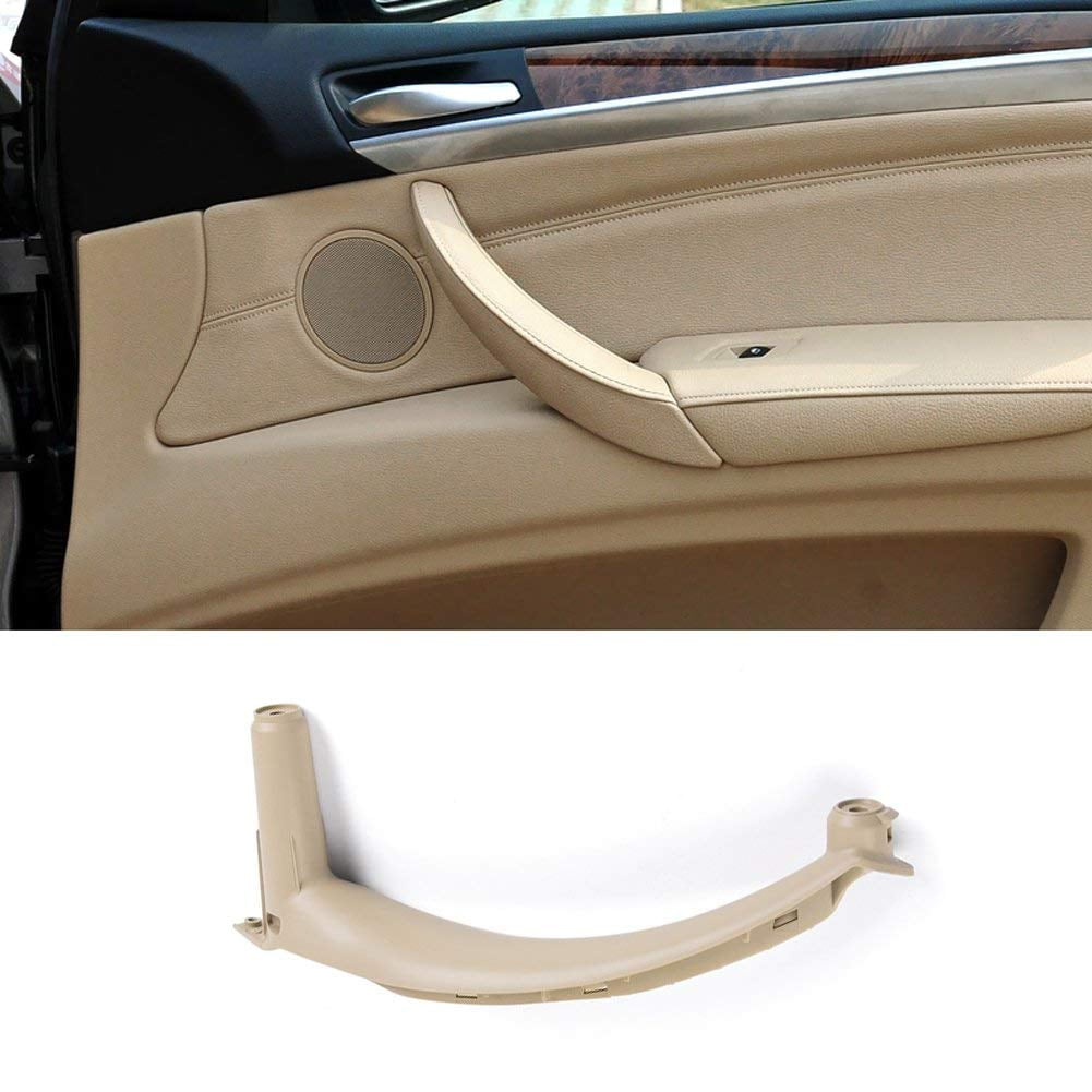 Black, Right TTCR-II For BMW X5 X6 Door Handle Support Pull Strap Interior Door Handle Inner Bracket Right Front/Right Rear Passenger Side Door Armrest Trim Fits: BMW X5 2008-2013 and X6 2008-2014 