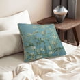 thumbnail image 6 of Home Decoration Outdoor Almond Blossom Throw Pillow Cover Case Velvet border pillowcase Decorative Cushion for Couch Bed（Without pillow core）, 6 of 6