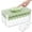 Green, variant on 64 Cavity Double Layer Ice Cube Tray with Lid, Food Grade Press-Type Ice Maker,  Ice Storage Container with Ice Scoop