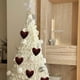 thumbnail image 1 of Adornos navideños, regalos navideños, colgante para árbol de Navidad, peluche rojo oscuro coreano con adornos, paquete de materiales para manualidades, decoraciones navideñas, decoraciones para festiv, 1 of 6