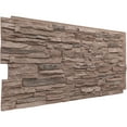 thumbnail image 4 of Ekena Millwork 45 3/4"W x 24 1/2"H x 1 1/4"D Canyon Ridge Stacked Stone, EverStone Faux Stone Siding Panel, Shasta, 4 of 9