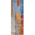 thumbnail image 3 of Unique Loom Outdoor Modern Collection Area Rug - Baja (2' x 6' 1" Runner Multi/Beige), 3 of 7