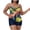 Blue-swim suits for women 2026, variant on FNFYFH Plus Size Tankini Swimsuits for Women Two Piece Modest Bathing Suits Floral Print Tank Top with Boyshorts