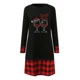 thumbnail image 5 of Vestidos de fiesta de Navidad para mujer, minivestido informal de gran tamaño con estampado de muñeca, regalo de otoño e invierno, 2023, 5 of 5